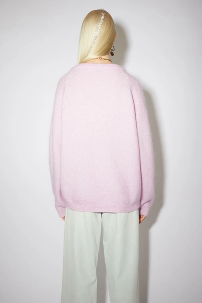 Shop Acne Studios Crewneck Sweater Bubblegum Pink