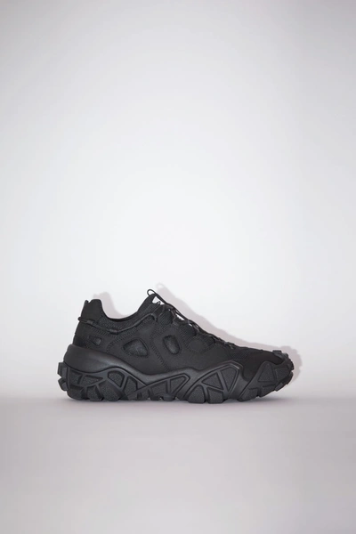 Shop Acne Studios Bolzter W Black/black  Chunky Sneakers In Black,black