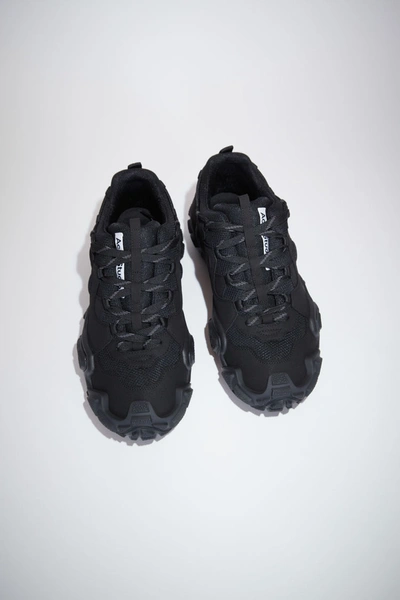 Shop Acne Studios Bolzter W Black/black  Chunky Sneakers In Black,black