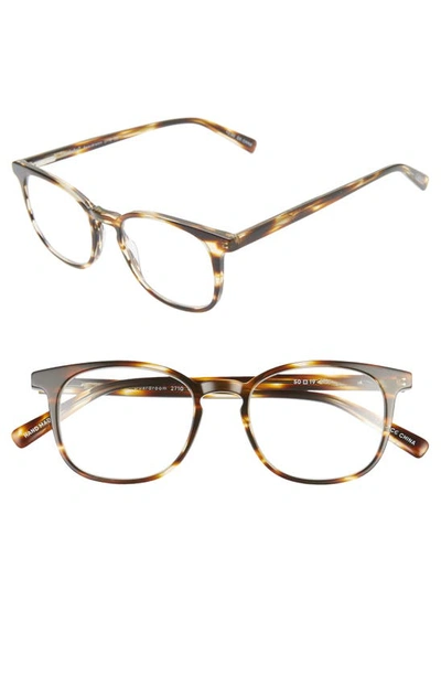 Shop Eyebobs Boardroom 50mm Reading Glasses In Brown Demi