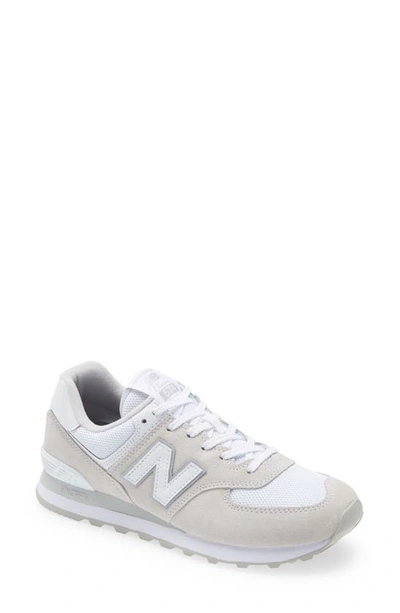 New Balance Men's Classic 574 Low Top Sneakers In Summer Fog/white |  ModeSens