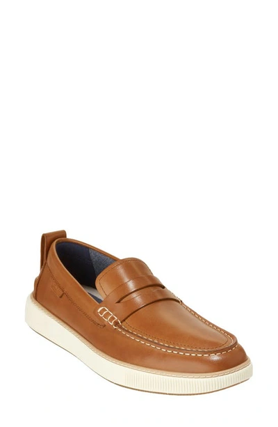 Shop Cole Haan Cloudfeel Penny Loafer In British Tan