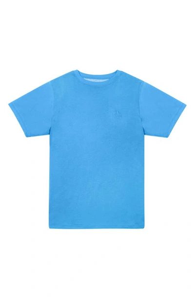 Shop Tom & Teddy Solid T-shirt In Atlantic Blue
