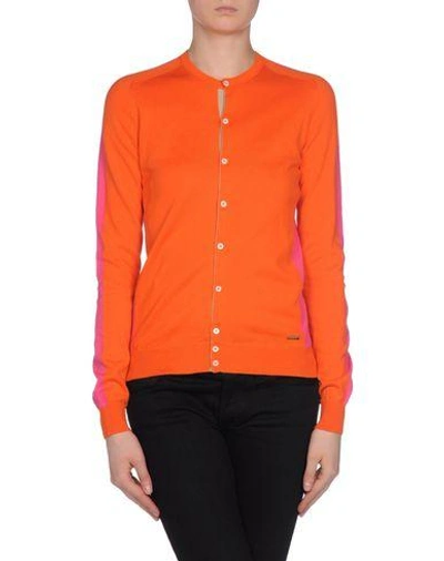 Shop Dsquared2 Cardigan In Orange