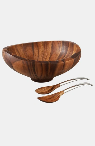 Shop Nambe 'butterfly' Salad Bowl & Servers