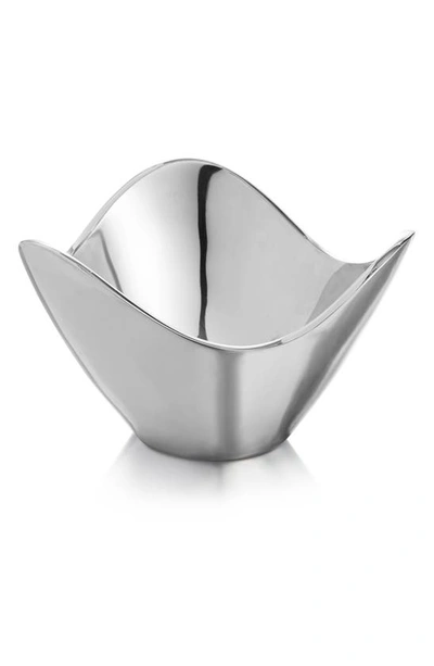 Shop Nambe Nambé Wave Bowl In Silver