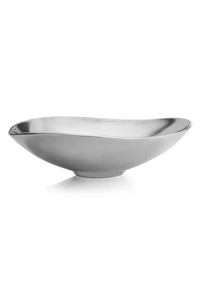 Shop Nambe Cradle Bowl In Silver
