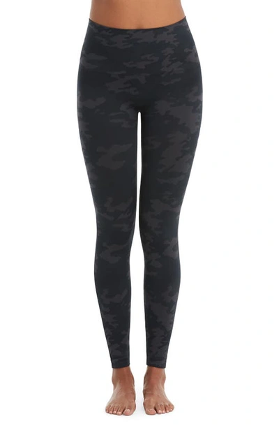 Shop Spanx Look At Me Now Seamless Leggings In Black Camo