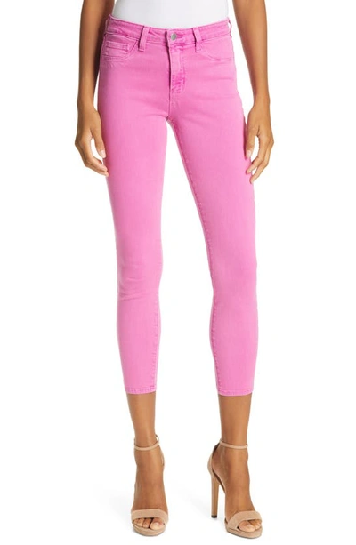 Shop L Agence High Waist Skinny Ankle Jeans In Posey
