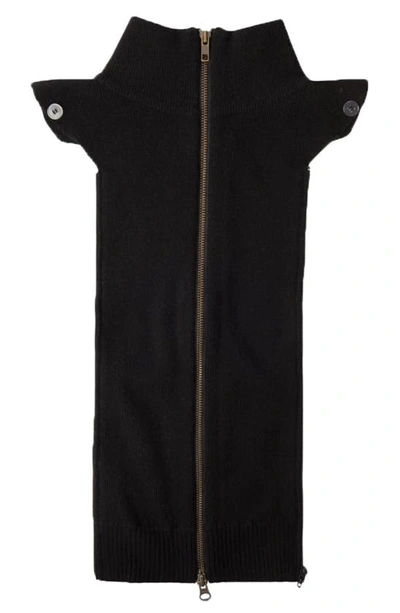 Shop Veronica Beard Uptown Merino Wool & Cashmere Blend Dickey In Black