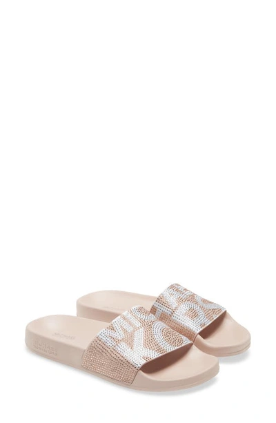 Shop Michael Michael Kors Gilmore Slide Sandal In Soft Pink