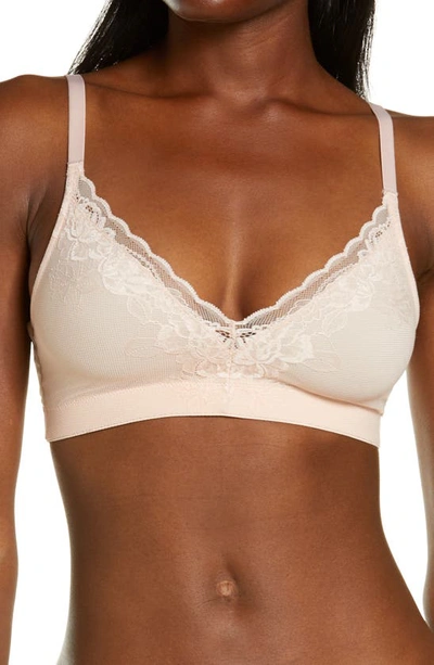 Shop Natori Avail Full Fit Convertible Bralette In Cameo Rose