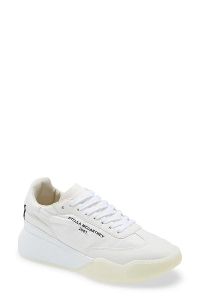 Shop Stella Mccartney Loop Runner Sneaker In White/ Black