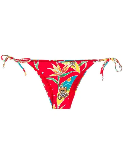 Shop Moschino Women's Red Polyester Bikini