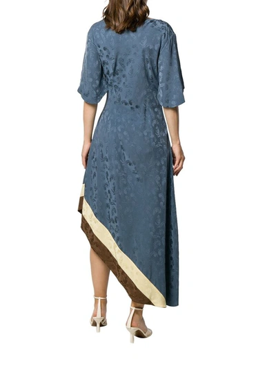 Shop Loewe Women's Blue Viscose Dress