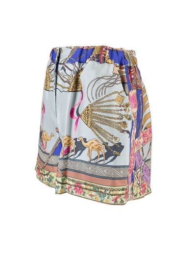 Shop Etro Women's Multicolor Silk Shorts