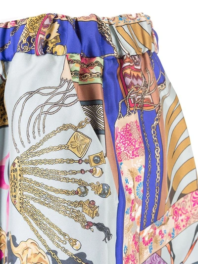 Shop Etro Women's Multicolor Silk Shorts