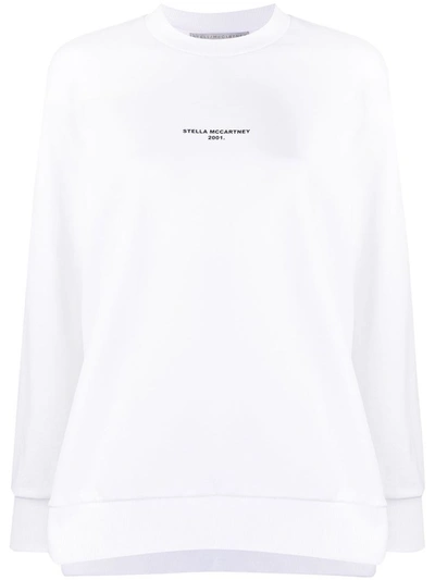 Shop Stella Mccartney Women's White Cotton Sweatshirt