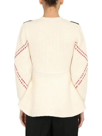 Shop Alexander Mcqueen Women's White Sweater