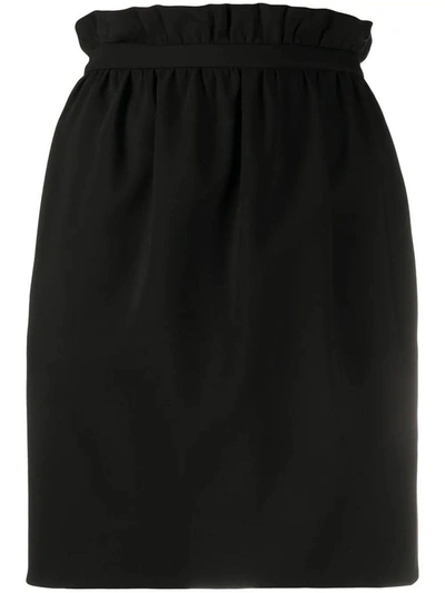 Shop Versace Women's Black Viscose Skirt