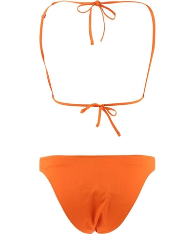 Shop Jacquemus Women's Orange Polyester Bikini