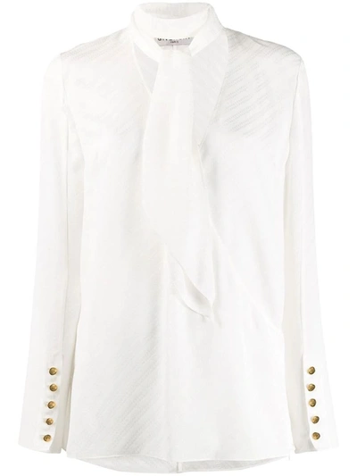 Shop Givenchy Women's White Silk Blouse