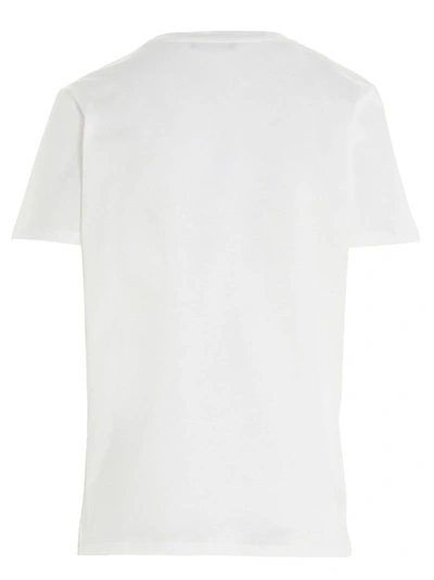 Shop Balmain Women's White Cotton T-shirt