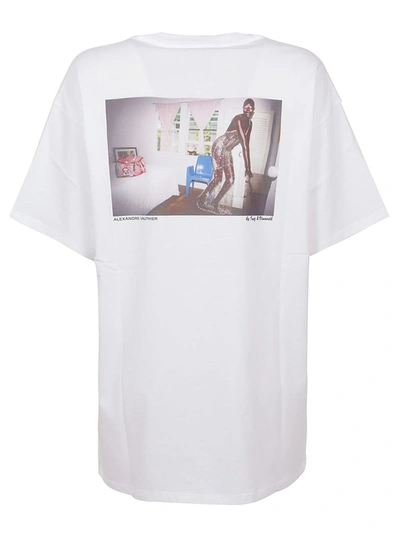 Shop Alexandre Vauthier Women's White Cotton T-shirt