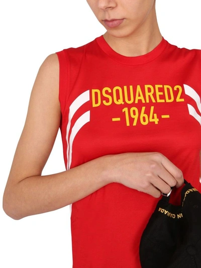 Shop Dsquared2 Women's Red Other Materials Dress