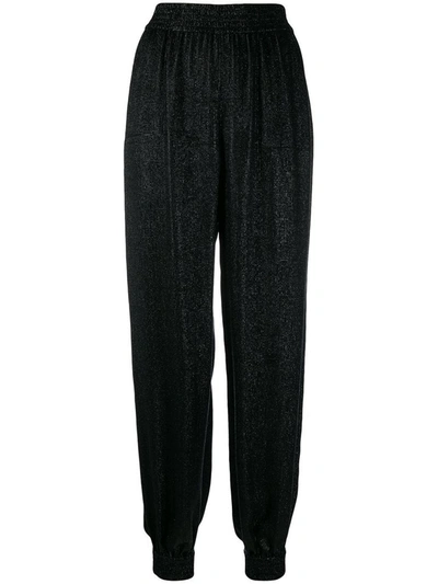 Shop Saint Laurent Women's Black Viscose Pants