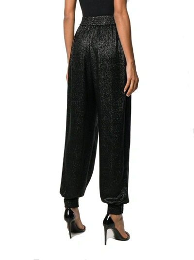 Shop Saint Laurent Women's Black Viscose Pants