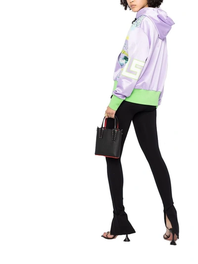 Shop Versace Women's Pink Cotton Sweatshirt