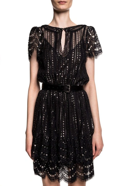 Shop Michael Kors Women's Black Synthetic Fibers Dress