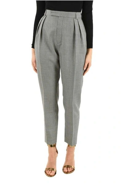 Shop Celine Céline Women's Black Wool Pants