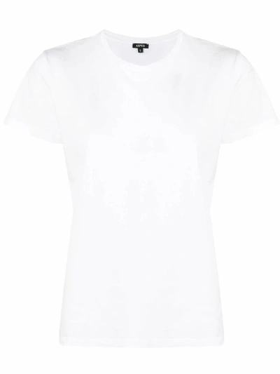 Shop Aspesi Women's White Cotton T-shirt