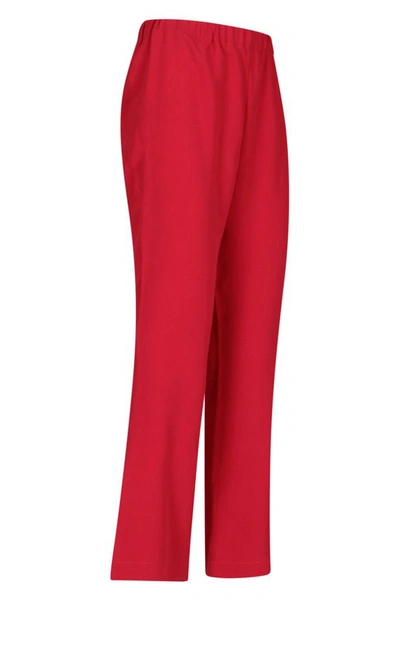 Shop Marni Women's Red Cotton Pants