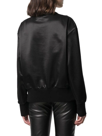 Shop Versace Women's Black Polyester Sweatshirt