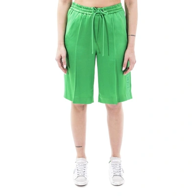 Shop Iceberg Women's Green Acetate Shorts