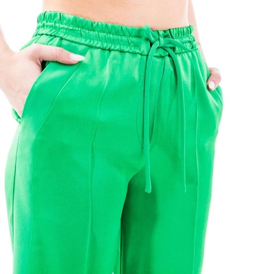Shop Iceberg Women's Green Acetate Shorts