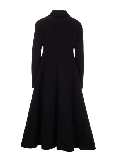 Shop Miu Miu Women's Black Wool Coat