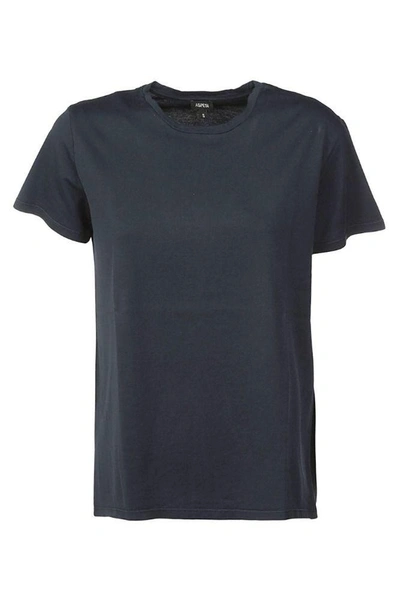 Shop Aspesi Women's Blue Cotton T-shirt
