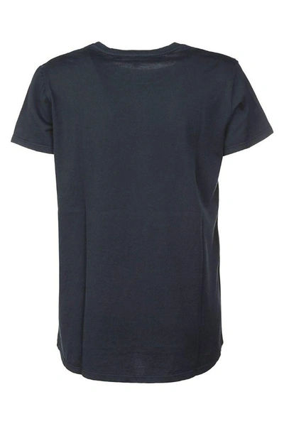 Shop Aspesi Women's Blue Cotton T-shirt