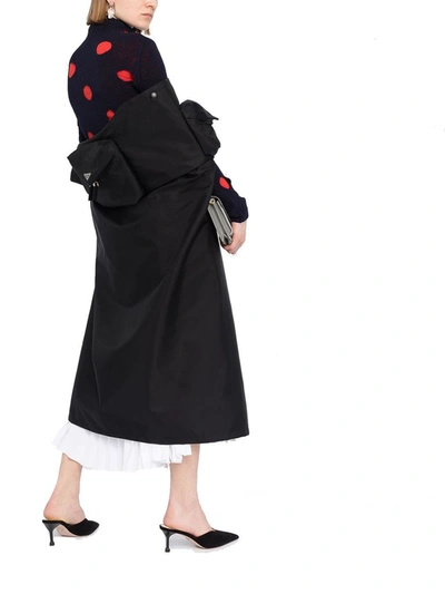 Shop Prada Women's Black Polyamide Outerwear Jacket