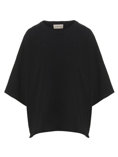 Shop Alexandre Vauthier Women's Black Other Materials T-shirt