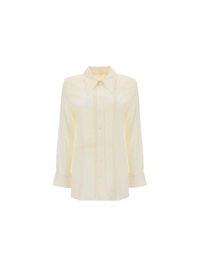 Shop Chloé Women's White Other Materials Shirt