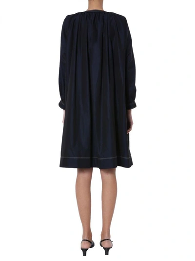 Shop Givenchy Women's Blue Cotton Dress