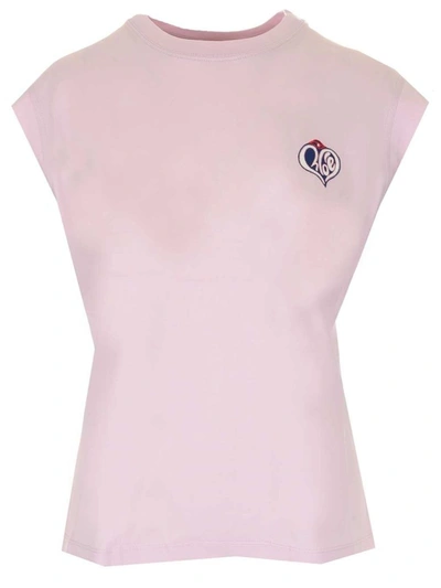 Shop Chloé Women's Pink Other Materials T-shirt