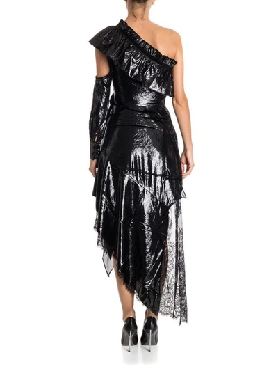 Shop Self-portrait Women's Black Polyester Dress