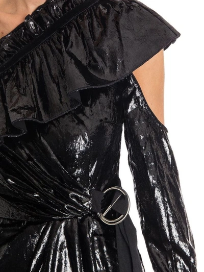 Shop Self-portrait Women's Black Polyester Dress
