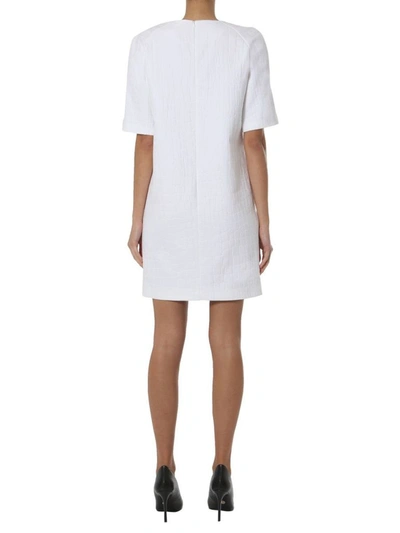 Shop Boutique Moschino Women's White Cotton Dress